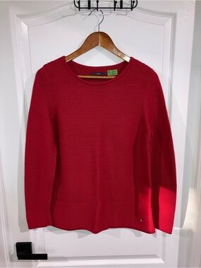 Brax Red Crewneck Knit Sweater - size L (40)